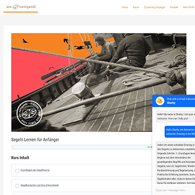 Neue KI-Tools im ars navigandi Dolphin E-Learning System