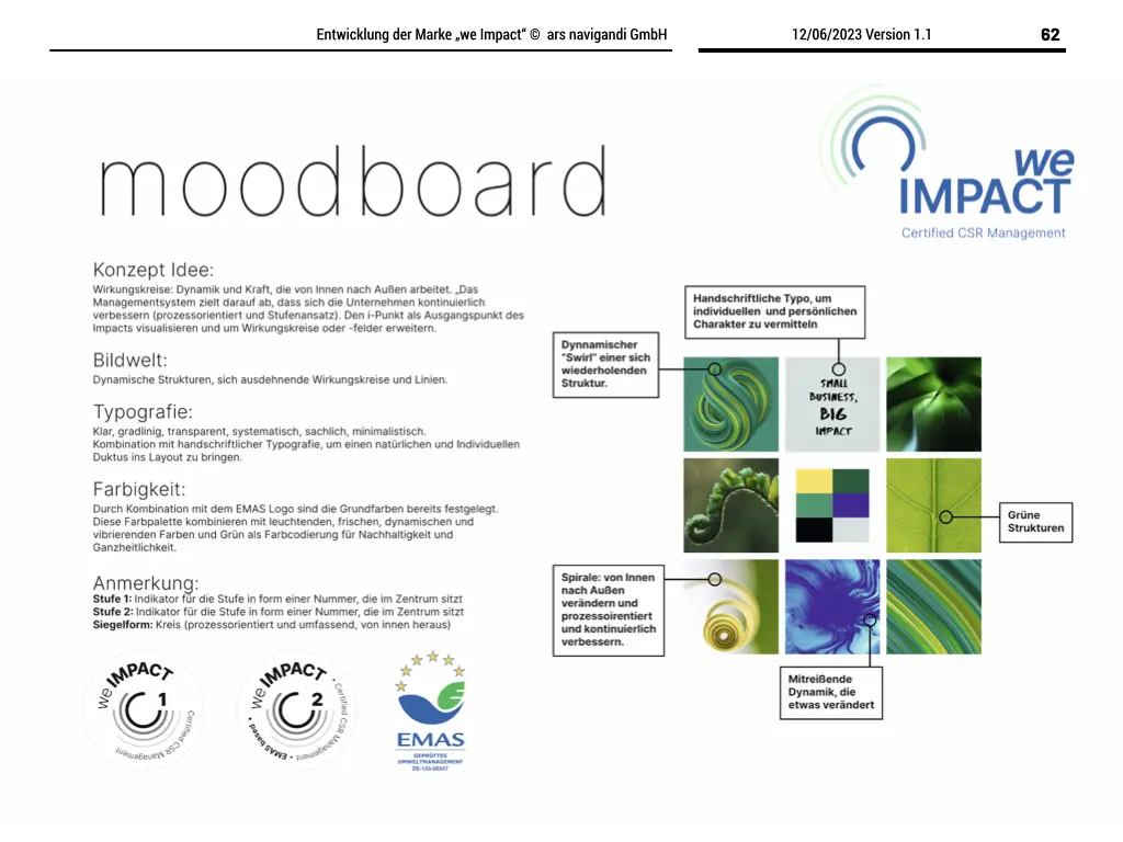 we IMPACT System ist ein integriertes Nachhaltigkeitsmanagement System, entwickelt zur Unterstützung von Unternehmen, die Umwelt-, Sozial- und Governance-Aspekte (ESG) systematisch in ihre betrieblichen Prozesse integrieren möchten.