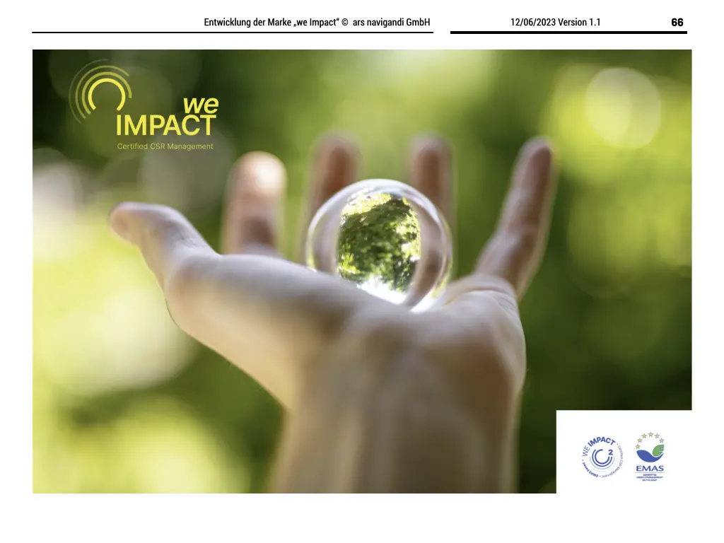 we IMPACT System ist ein integriertes Nachhaltigkeitsmanagement System, entwickelt zur Unterstützung von Unternehmen, die Umwelt-, Sozial- und Governance-Aspekte (ESG) systematisch in ihre betrieblichen Prozesse integrieren möchten.